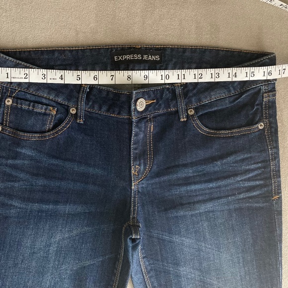 Express (NWOT) Boot Stella Low Rise Jeans / Size 8 - Picture 4 of 8